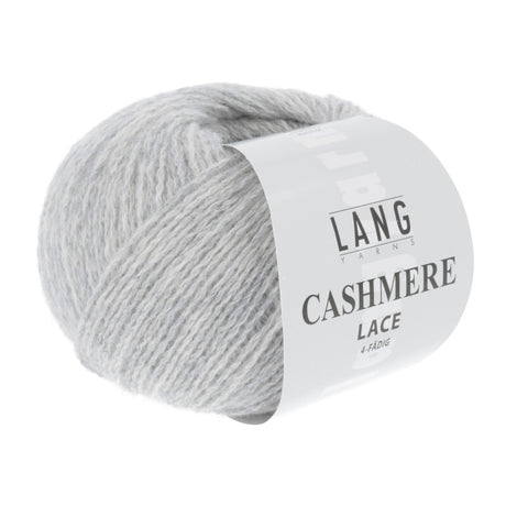 Lang Yarns Cashmere Lace – 25g / 165m – Light Grey Mélange (0023)