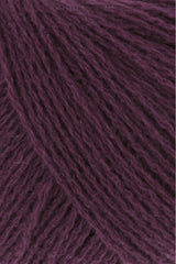 Lang Yarns Cashmere Lace – 25g / 165m – Wine (0062) – detail