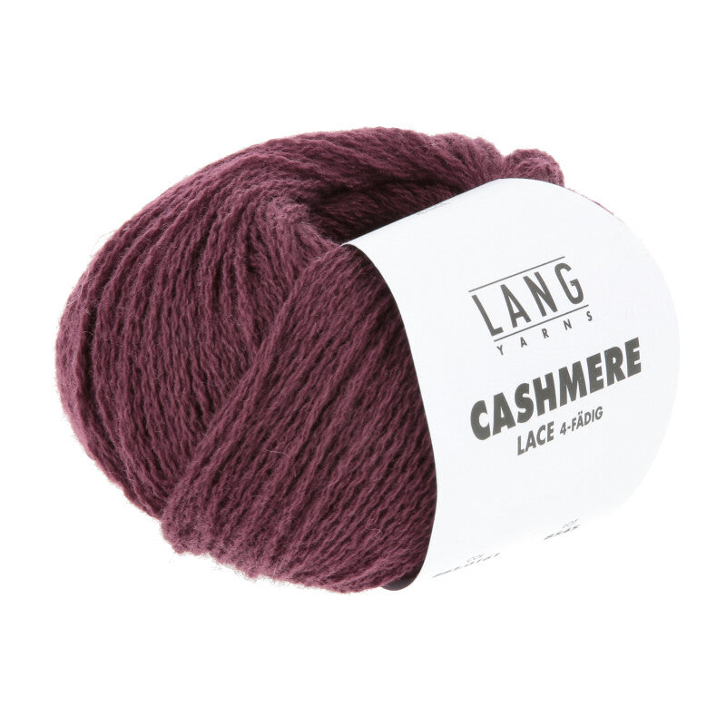 Lang Yarns Cashmere Lace – 25g / 165m – Dark Red (0161)