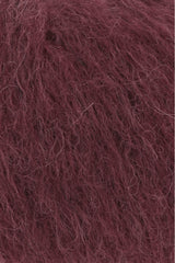 Lang Yarns Malou Light – 50g / 190m – Dark Red (0062) – detail