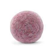 Círculo Marfim – Acrylic Gradient Cake Yarn (400 m / 200 g) - Purple wool dryer ball on a white background