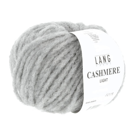 Lang Yarns Cashmere Light – 25g / 85m – Light Grey Mélange (0003)