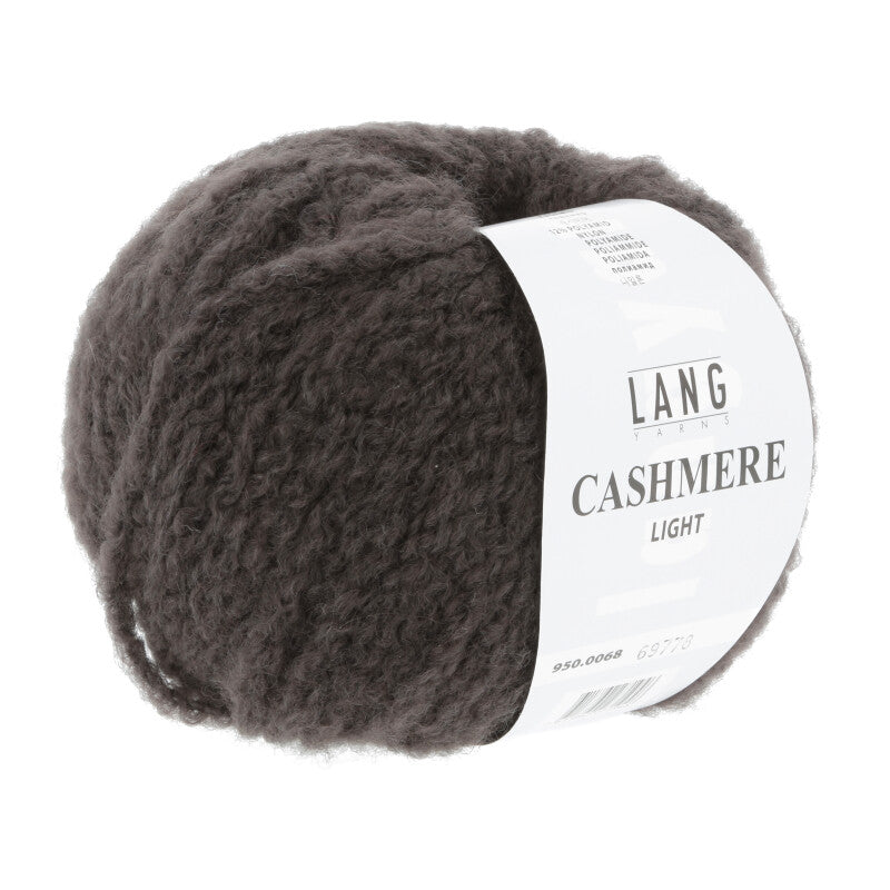 Lang Yarns Cashmere Light – 25g / 85m – Dark Brown (0068)