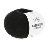 Lang Yarns Cashmere Extra Lace – 25g / 320m – Black (0004)