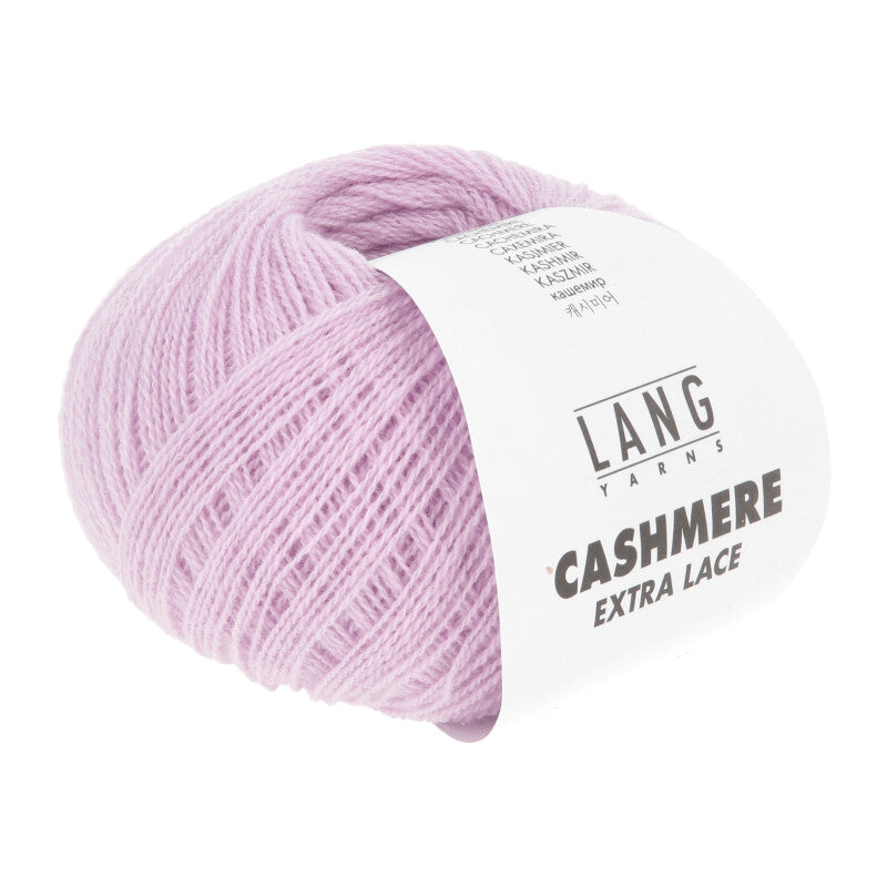 Lang Yarns Cashmere Extra Lace – 25g / 320m – Rose (0009) – B view