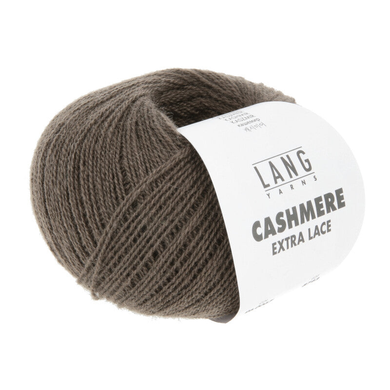 Lang Yarns Cashmere Extra Lace – 25g / 320m – Choco (0067) – B view
