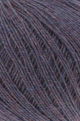 Lang Yarns Cashmere Extra Lace – 25g / 320m – Dark Purple Mélange (0290) – C view