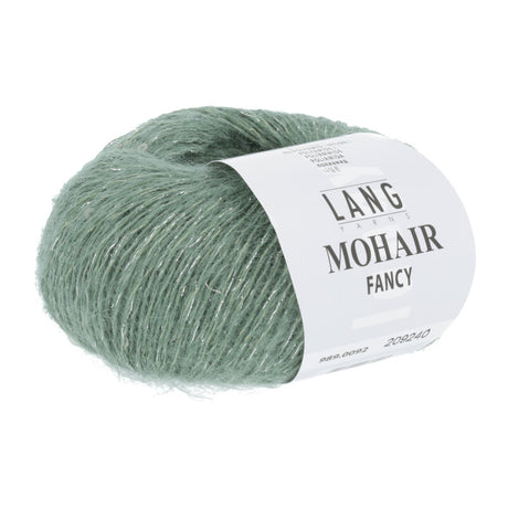 Lang Yarns Mohair Fancy yarn, Dusty Sage, colour 0092, ball photograph