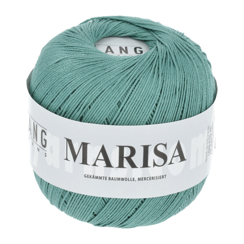 Lang Yarns Marisa – 100% Egyptian cotton yarn, 50g/210m – Petrol (0088)