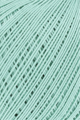 Lang Yarns Marisa – 100% Egyptian cotton yarn, 50g/210m – Mint (0174) – detail