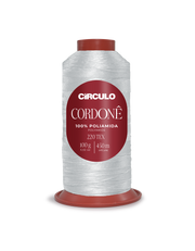 Circulo Cordone 100% Polyamide Crochet Yarn, 450 m / 100 g - Spool of Circulo Cordoné thread on a white background