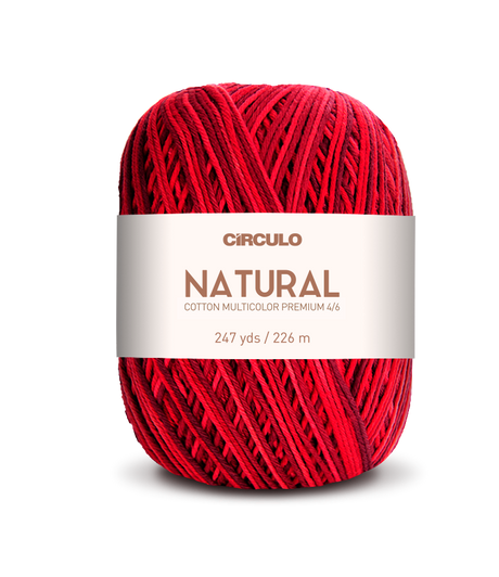 Círculo Barroco Multicolor Premium 4/6 – Brazilska bombažna preja (226m / 200g)