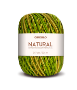 Círculo Barroco Multicolor Premium 4/6 – Fio de algodão brasileiro (226m / 200g)