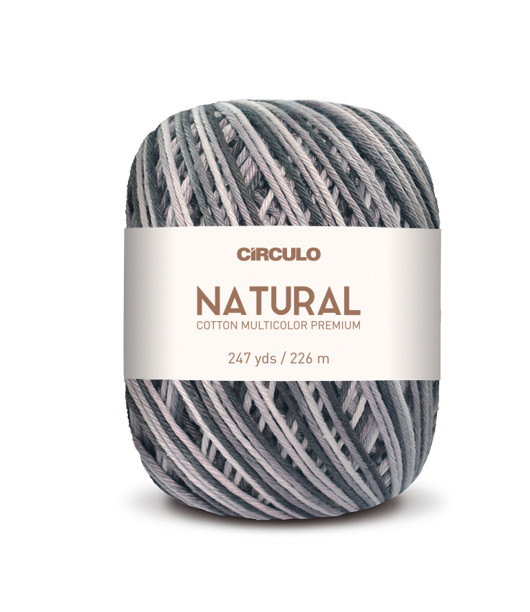 Círculo Barroco Multicolor Premium 4/6 – Fio de algodão brasileiro (226m / 200g)