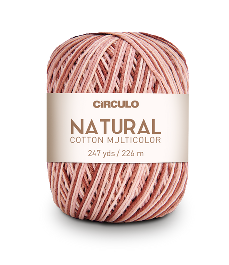 Círculo Natural Cotton Multicolor 4/6 – Baumwollgarn (226 m / 200 g)