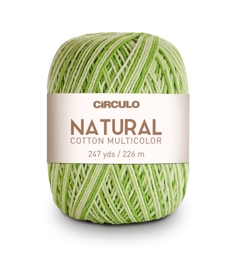 Círculo Natural Cotton Multicolor 4/6 – Baumwollgarn (226 m / 200 g)
