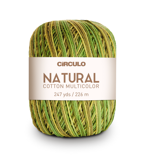 Círculo Natural Cotton Multicolor 4/6 – Baumwollgarn (226 m / 200 g)