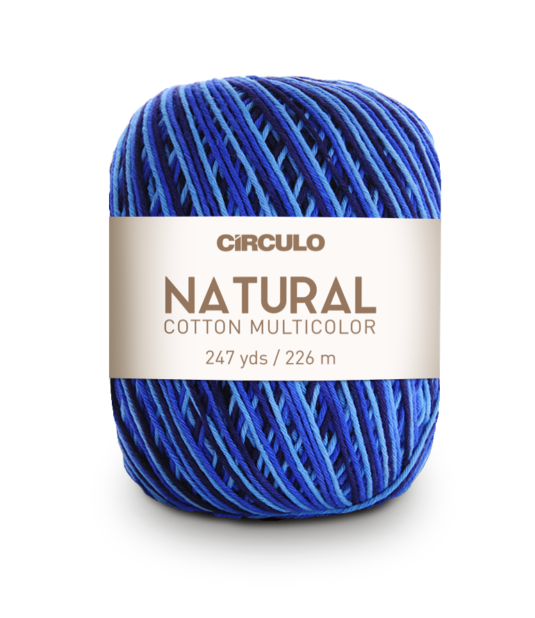 Círculo Natural Cotton Multicolor 4/6 – Baumwollgarn (226 m / 200 g)