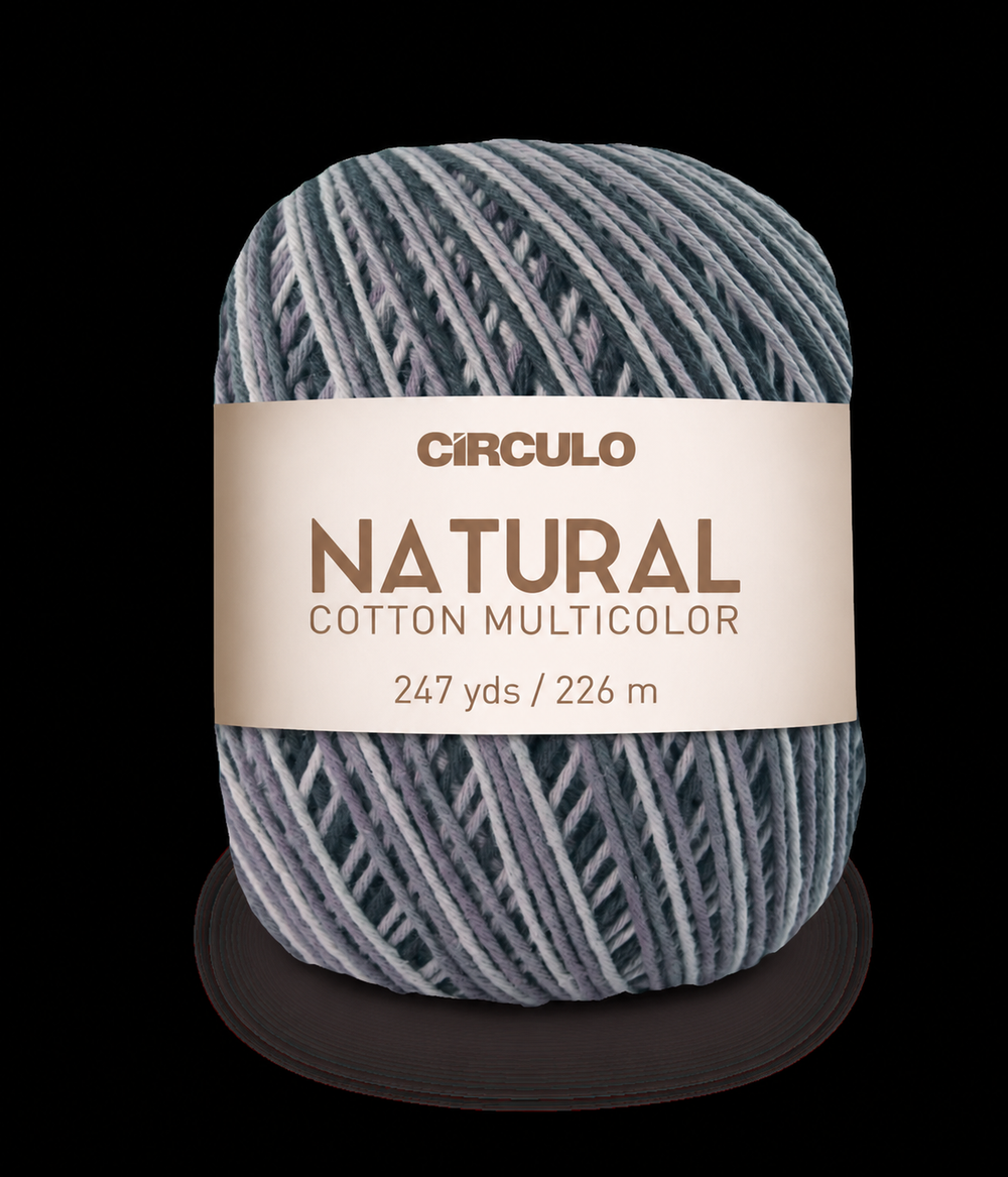 Círculo Natural Cotton Multicolor 4/6 – Baumwollgarn (226 m / 200 g)
