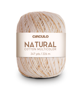 Círculo Natural Cotton Multicolor 4/6 – Baumwollgarn (226 m / 200 g)