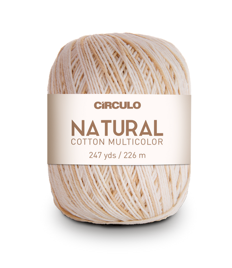 Círculo Natural Cotton Multicolor 4/6 – Baumwollgarn (226 m / 200 g)