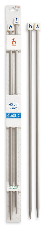 Pony Classic Plastic Single Pointed Knitting Needles – 40 cm, 7.00 mm