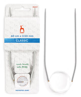 Pony Classic Fixed Circular Knitting Needles – 40, 60, 80 & 100 cm, 60 cm, 3.50 mm