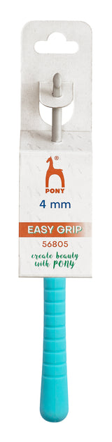 Pony Easy Grip Aluminium Crochet Hooks – 2 to 10 mm, 4.00 mm