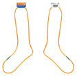 Pony Colour Anodised Aluminium Sock Blockers, 36–37