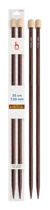 Pony Laurel Single Pointed Knitting Needles – 35 cm, 7.50 mm