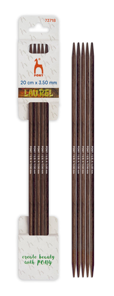 Pony Laurel Double Pointed Knitting Needles – 20 cm, 3.50 mm