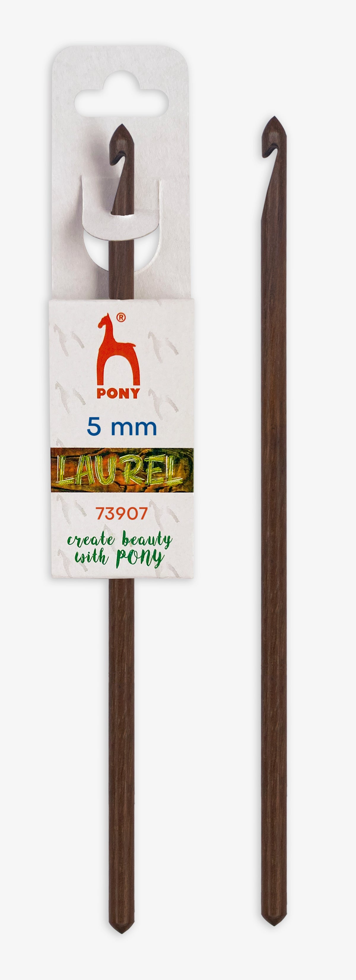 Pony Laurel Crochet Hooks – 15 cm, 5.00 mm