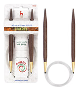 Pony Laurel 360° Glydon Swirl Fixed Circular Knitting Needles – 80 cm, 10.00 mm