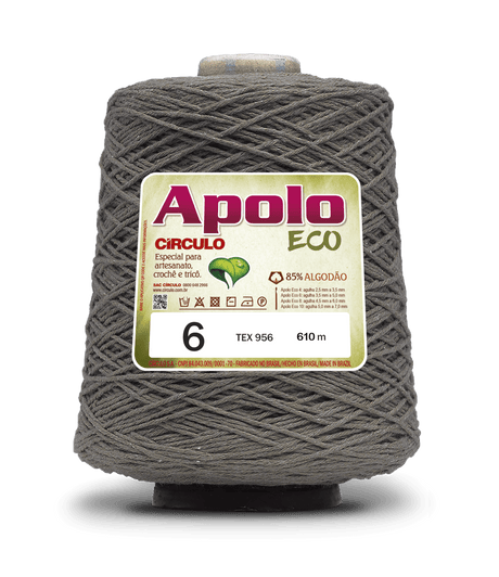 Apolo Eco 4/6 Cotton Cord Yarn – Ideal for Crochet Bags & Home Decor (600g) - Leo Hobby