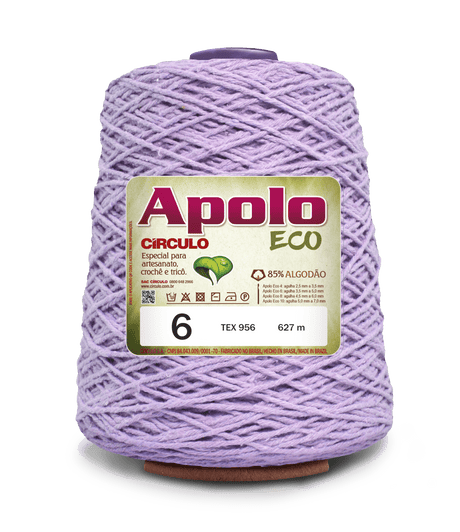 Apolo Eco 4/6 Cotton Cord Yarn – Ideal for Crochet Bags & Home Decor (600g) - Leo Hobby