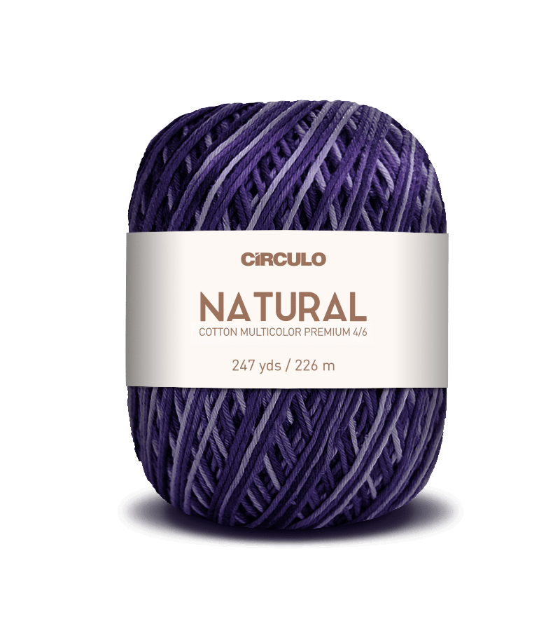 Circulo Barroco Multicolor Premium 4/6, 100% Cotton Yarn for Crochet and Knitting, 226m/200g - Leo Hobby Marketplace