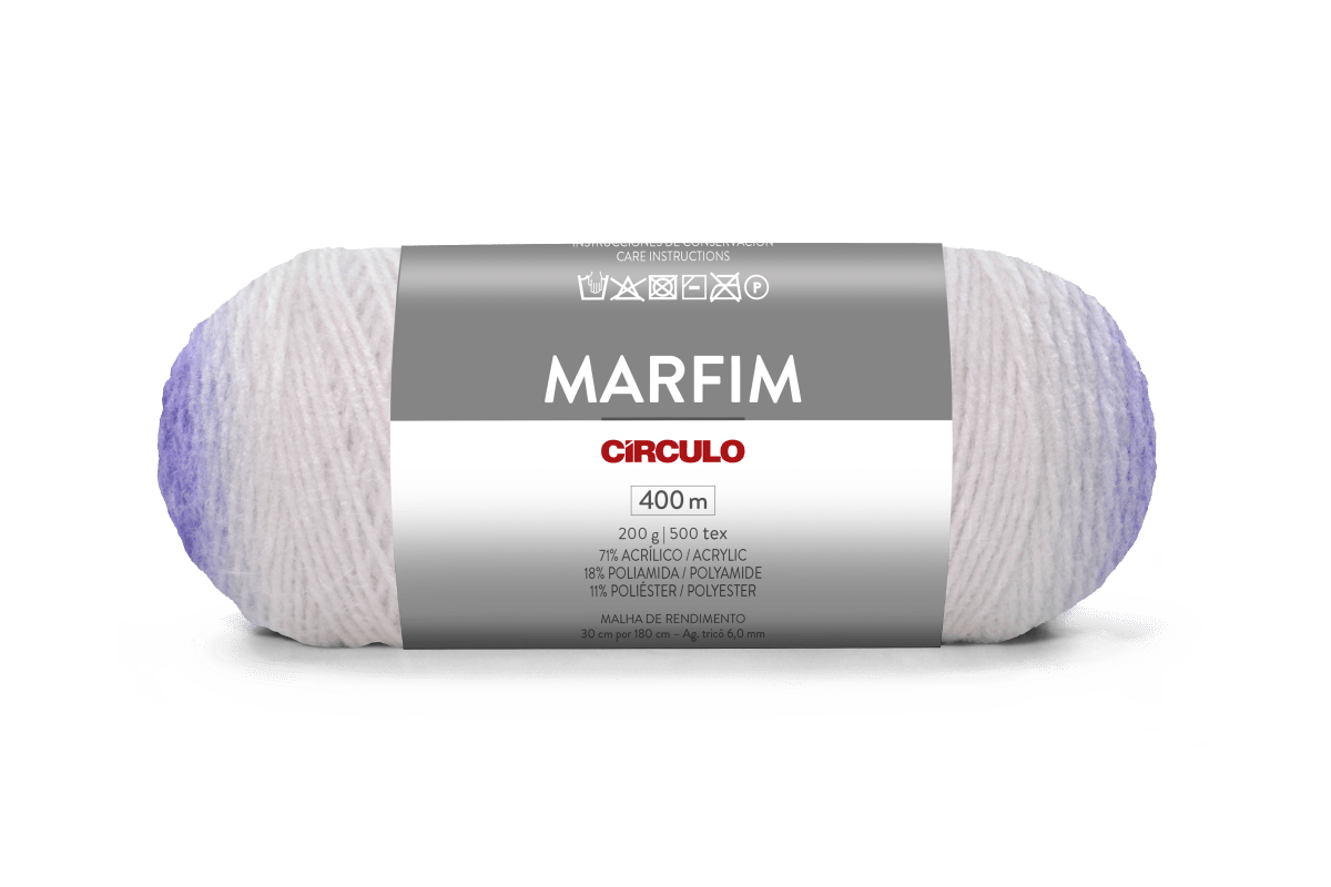 Círculo Marfim - Soft Gradient Yarn with Cashmere Touch (200g) - Leo Hobby