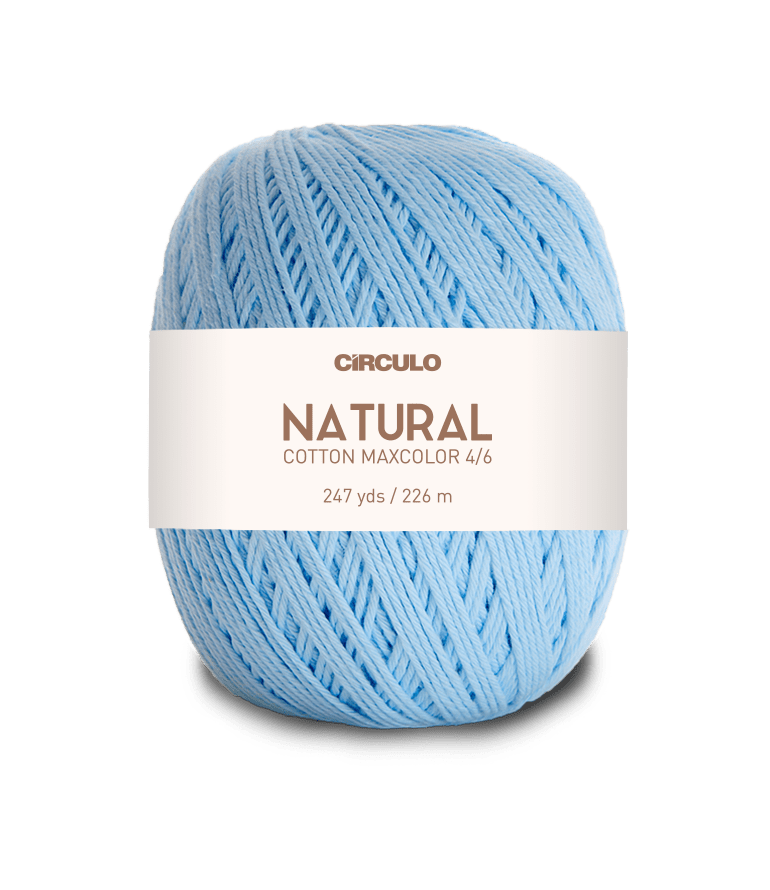 Circulo Natural Cotton Maxcolor (Barroco) 4/6 100% Cotton Yarn for Crochet and Knitting, 226m/200g - Leo Hobby Marketplace