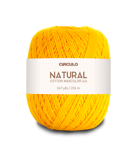 Circulo Natural Cotton Maxcolor (Barroco) 4/6 100% Cotton Yarn for Crochet and Knitting, 226m/200g - Leo Hobby Marketplace