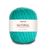 Circulo Natural Cotton Maxcolor (Barroco) 4/6 100% Cotton Yarn for Crochet and Knitting, 226m/200g - Leo Hobby