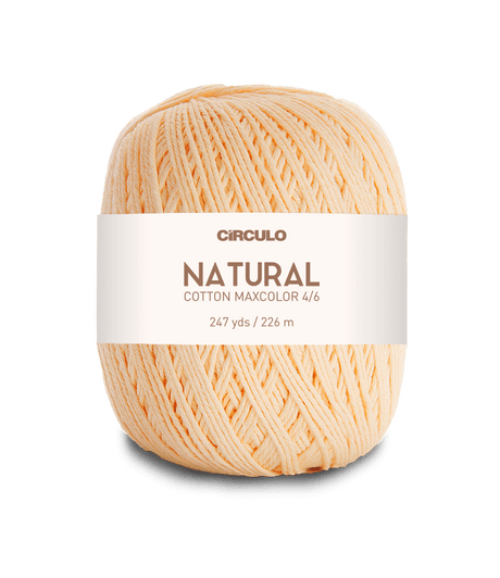 Circulo Natural Cotton Maxcolor (Barroco) 4/6 100% Cotton Yarn for Crochet and Knitting, 226m/200g - Leo Hobby Marketplace