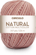 Circulo Natural Cotton Multicolor 4/6, 100% Cotton Yarn for Crochet and Knitting, 226m/200g - Leo Hobby Marketplace