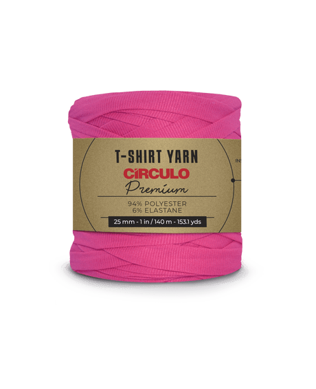 Circulo Premium T-shirt Yarn for Crocheting and Knitting, Bulk Yarn 140m/270g - Leo Hobby