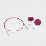 KnitPro Thin & Flex 360° Swivel Cables - Leo Hobby