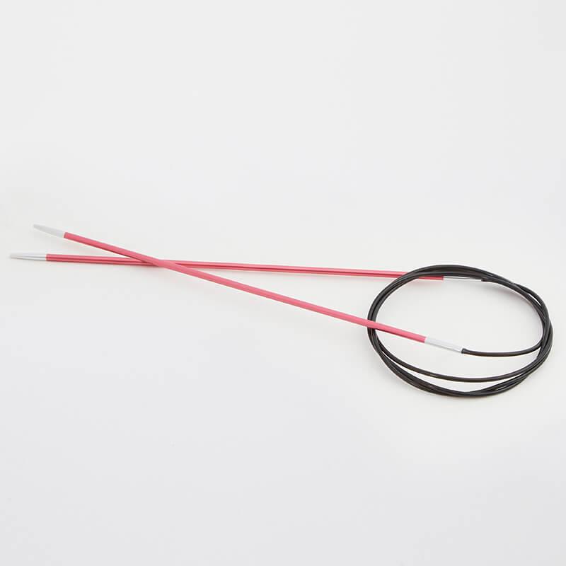 KnitPro Zing Circular Needles, fixed and length options