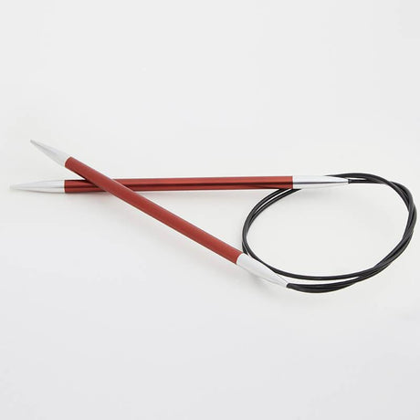 Zing Fixed Circular Needles, crafted by KnitPro